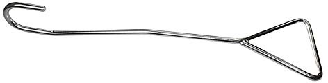 Edelstahl Schleusenhaken mit Triangel-Griff in Einer Länge von 53 cm