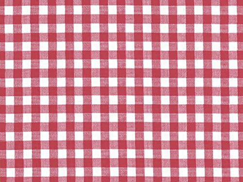 Pronappe Tischdecke 314276I 500er Pack Einweg-Tischset aus geprägtem Papier mit rotem Vichy-Druck 30 x 40 cm hergestellt in Frankreich