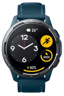 Xiaomi Watch S1 Active GL Blue, Schwarz, BHR5467GL