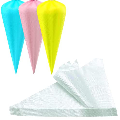 100 Stück/Set, Einweg-Spritzbeutel, 30,5 cm, Spritzbeutel, Spritzbeutel ohne Spitze, Paspelbeutel, Zuckergussbeutel, ideal für Kuchendekorationsbedarf