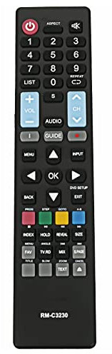 Telecomando sostitutivo RM-C3230 Adatta per JVC TV LED LT-32C360 LT-32C365 LT-32C480 LT-32C485 LT-39C460 LT-39C640