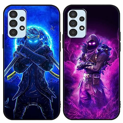 nurkorki [2 Pack Hülle für Samsung Galaxy A13 4G 6,6 Zoll, Silikon Weich TPU Case Handyhülle für Hülle Motiv Schutzhülle für Samsung A13, 02