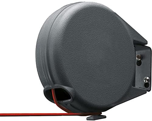 Quebec 15m Heavy Duty Retractable Washing Line Wall Mounted with Durable PVC Cover for Outdoor Use – Space Saving and Sturdy Clothes Line Drying Solution for Garden and Patio