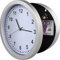 ACROPAQ Horloge secrete murale coffre-fort - Horloge muralecoffre fort secret avec serrure à clé - Horloge coffre-fort déguisée pour objets de valeur secrets - Coffre fort discret
