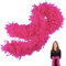 Rosenrot Federboa,Boa für Damen und Mädchen,80g 2m/6.6ft Natürliche Truthah Feder-Boa,Rosenrot Federboa Halt für Straßenfasching,Geburtstagsfeier,Konzert,Karneval,Tischdeko, Halloween,Weihnachtsfeier