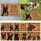 Door Mats Washable - Funny Dog Welcome Doormat - Outdoor Indoor Non-slip Dirt Trapper Heavy Duty Inside Front Door Mats, Absorbent Thin Low Profile Barrier Mat for Patio,Garden,Hall Entryway