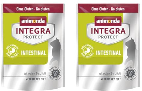 animonda Integra Protect Intestinal Katze, Diät Katzenfutter, Trockenfutter bei Durchfall oder Erbrechen, 300 g (Packung mit 2)