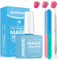 Solvente per Smalto 14ml con Spingi Cuticole e Lima per Unghie,Gel Remover per Smalto,Non fa Male alle Unghie,Rimuove Facilmente e Rapidamente lo Smalto in 3-5 Minuti