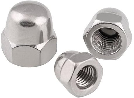 5 STÜCKE M8-M20 304 Edelstahl Hutmutter Feingewinde Gegenschraube Kappe Kugelkopf Hutmutter (Size : M8 X 1.0 threads)