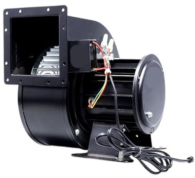 DEBLAN Industrial Centrifugal Fan Cooling Fan 380V 220V 330W Commercial Air Model Drum Fan 150FLJ7-BJ (Size : 150FLJ7-BJ 330W(3-phase 380V with side and foot))