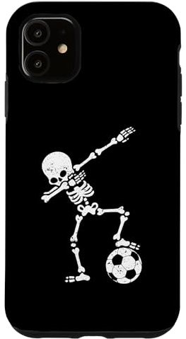 Dabbing Fußball Skelett Dab Dance Fußballer Halloween Hülle für iPhone 11