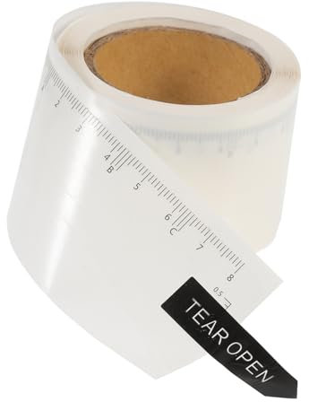 MUSISALY 1rolle Roll of Eyebrow Measuring Ruler Sticker Einweg Augenbrauen Maßband Für Präzises Zeichnen Und Füllen Selbstklebende Augenbrauen Aufkleber Für Makeup-anfänger
