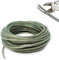 HALOTEC 25 Metros Cable electrico 3 Hilos 3x0.75 | Cable para Extensiones H03VV-F | Cable Instalación | Cable Corriente | PVC | Transparente| Cable Manguera Redonda | Cable Tres Hilos