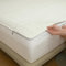 Coprimaterasso con Cerniera Fodera Materasso Matrimoniale/Singolo 160x190/200 Personalizzabile Copri Proteggi Materasso Topper Trapuntato A Cinque Lati Lavabile Imbottito Lenzuolo (160x190+25cm,White)