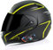 Motorradhelme , Cooler Intercom-Motorradhelm, DOT-geprüfter modularer Racing-Modehelm, Doppelvisier, hochklappbarer Integralhelm, Erwachsene, Männer, Frauen, Lautsprecher, Mikrofon, Headset, integrier
