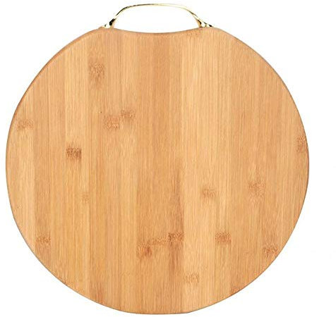 HGDXDP Tabla de Cortar Bambú Bloque Que Taja de Pizza Placa de Corte Natural Junta de Cocina durables Tabla de Cortar Frutas Verduras Cocina la Herramienta