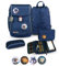 Belmil Premium Comfy Plus ergonomisches Schulranzen Set 5 - teilig, für kleine Kinder/Erstklässler - STAEDTLER, Brustgurt, Hüftgurt, Magnetverschluss (405-73/P/S) (Topographic 2)