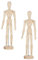 Generisch 2st Puppenschmuck Aus Massivholz Figuren Zum Zeichnen Handpuppe Marionette Verstellbare Schaufensterpuppe Fingerpuppen Schaufensterpuppe Nähen Schneiderpuppe Mann Hölzern