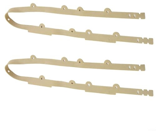 Poolreiniger Staubsaugerschürze, automatische Poolreiniger Ersatzteile, kompatibel mit Great White GW9500 und 360151, Gummi (2er Set)