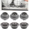 6 Pcs Dishwasher Wheels Lower Basket Compatible with Bosch Siemens Neff 165314, Universal Lower Rack Wheel Replacement for Bosch