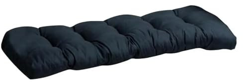 USOHJZ Liegestuhlauflage Bankkissen Chaiselongue-Kissen, elastisches Fenstersitzkissen for draußen am Pool, Terrasse, Schaukel, Gartendeck, Sofa, Rattanstuhl Auflage Gartenliege(Black)