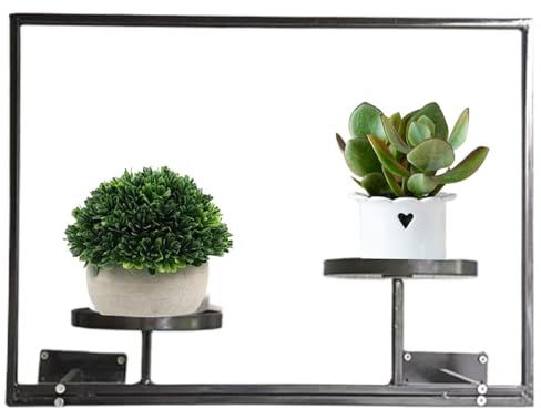 Wandpflanzenhalter für den Innenbereich, Wandregal aus Metall, Dicker Blumentopf für Fenster, Dekoration für Haus, Garten, Balkon, Wohnzimmer, Hof