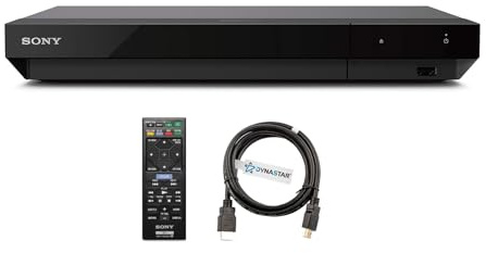 Region Free 4k UHD Blu-ray Player Compatible with Sony UBP-X700U | Multi-Region Code Free | UHD 4K Playback, Blu-ray Zone A, B, C Plus DVD Region 0-8 | 3D, 4K| Dynastar 6FT HDMI