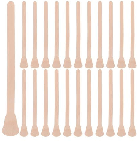 BESTonZON 300pcs Double-Ended Stirring Stick Wood Paint Stir Sticks for Epoxy Resin Modeling Art Mica Powder Pigment Mixing Stir Rod