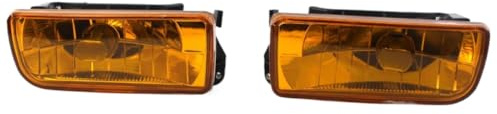 BRhcRAhuE Nebelscheinwerfer, gelbe Linse, kompatibel mit 3er E36 1992–1998 63178357389 53178357390(Emitting Color: Right)