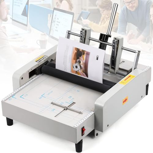 Macchina per la creazione di libretti A3, rilegatrice pieghevole per libretti, 29,7 x 41,9 cm, per opuscoli a sella, manuali, per scuola/ufficio