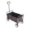 Oypla Black Heavy Duty Foldable Garden Festival Trolley Folding Cart Wagon Truck Wheelbarrow