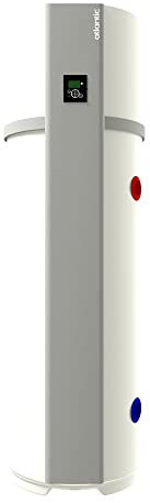 Atlantic, Scaldacqua termodinamica Calypso collegato Su base 200 litri, HxØ 1690x602 mm, un tempo di riscaldamento di 10:25 per una potenza di 1550 Watt
