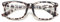 COASION Clear Lens Glasses for Women Men Square Fashion Frame Lens Fake Non-Prescription Pretend Transparent Eye Glasses