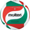 Molten Wettspielball-V5M4000-DE weiß/grün/rot 5