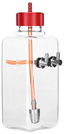 Motor RC, Tanque de Combustible de Gasolina, Accesorios de Modelo de Control Remoto, avión de Control Remoto, Tanque de Combustible de plástico Transparente(300ml(15-26cc))