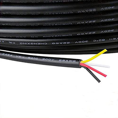 91meter 4 Core 28AWG Soft Multi-core sheathed Power Cord Electronic Connector for DIY USB Cable 4Core
