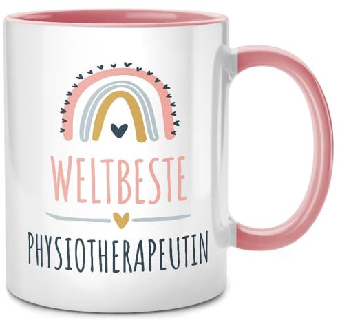 SENESS Weltbeste Physiotherapeutin, Tasse mit Spruch lustig, Physiotherapie Geschenke, Physiotherapeuten, Abschiedsgeschenk Kollegen, Abschied beste Kollegin, Kaffeetasse Team Büro Arbeit Dankeschön