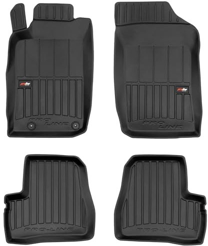 MOTOS Tapis de sol caoutchouc pour Peugeot 206 1998-2009 Améliorez Votre Confort de Voyage avec Le tapis noir antidérapant Auto 3D- tapis voiture Tous Temps pour Voiture, Protection Contre les salissu