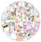 Alpaka Aufkleber Lustige Internet-Pop-Tier Sticker Set 100 Stücke Lama Deko für Auto Laptop Skateboard Fahrrad Moped Motorrad Fahrrad Computer,Geeignet für Erwachsene Kinder