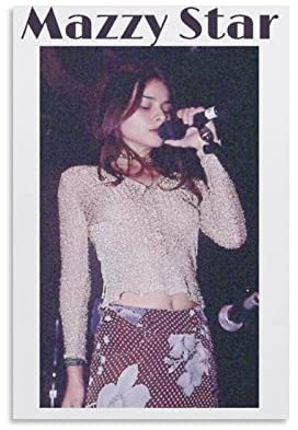 JIJIE Mazzy Star Vintage ästhetische Kunst Poster Kunstwerke Bild Druck Poster Wandkunst Gemälde Leinwand Dekor Home Poster 30 x 45 cm