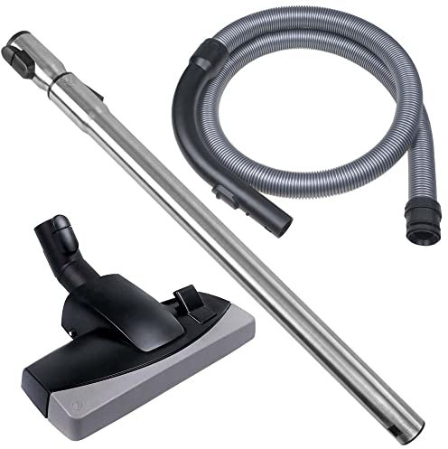 PRIMEBAG - Schlauch mit Griff, Rohr und Bodendüse - Kompatibel mit Staubsauger S2 / S2... Allergy + EcoLine Plus/ELECTRONIC 2210 - S2121 Miele - Bestleistung beim Saugen