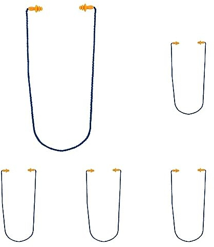 3M 1271 Inserti Auricolari con Contenitore, Arancione (Confezione da 5)