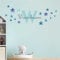 KIWISTAR - Wandtattoo - Sterne - personalisiert mit Wunschname - Namensaufkleber individuell selber gestalten - Wandsticker mit Name - Wandaufkleber für Kinderzimmer Babyzimmer Spielzimmer