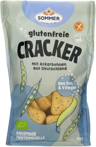 SOMMER BACKKUNST: Bohnen Cracker - Sea Salt & Vinegar 100g