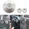 Timilge Magnetic Radio Mic Holder CB Mic Mount for 2007-2024 Wrangler JK JL Unlimited & Gladiator JT Microphone Radio Walkie Talkie (Silvery)