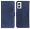 GOKEN Cover per Motorola Edge 50 Fusion, Custodia Folio in Pelle Flip Wallet Libro Case con Portafoglio, Premium PU/TPU Magnetica Cover con Supporto di Stand/Carte Slot -Blu