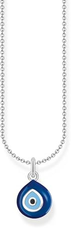 Thomas Sabo Kette mit blauem Nazar-Auge-Anhänger 925 Sterlingsilber KE2218-007-1