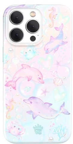 VELVET CAVIAR for iPhone 15 Pro Case - Compatible with MagSafe - 10ft Drop Tested - Dolphins