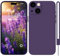 HGH für iPhone 15 Hülle Silikon mit 1 Lanyard, Handyhülle für iPhone 15 Case Ultra Dünne Rundumschutz mit Weichem Microfiber-Innenfutter Stoßfeste Kratzfest Schutzhülle für iPhone 15 - Dunkel Violett