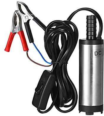 Pompa sommergibile DC 12V/24V per il pompaggio di gasolio acqua 38mm acqua olio diesel pompa di trasferimento carburante 24V
